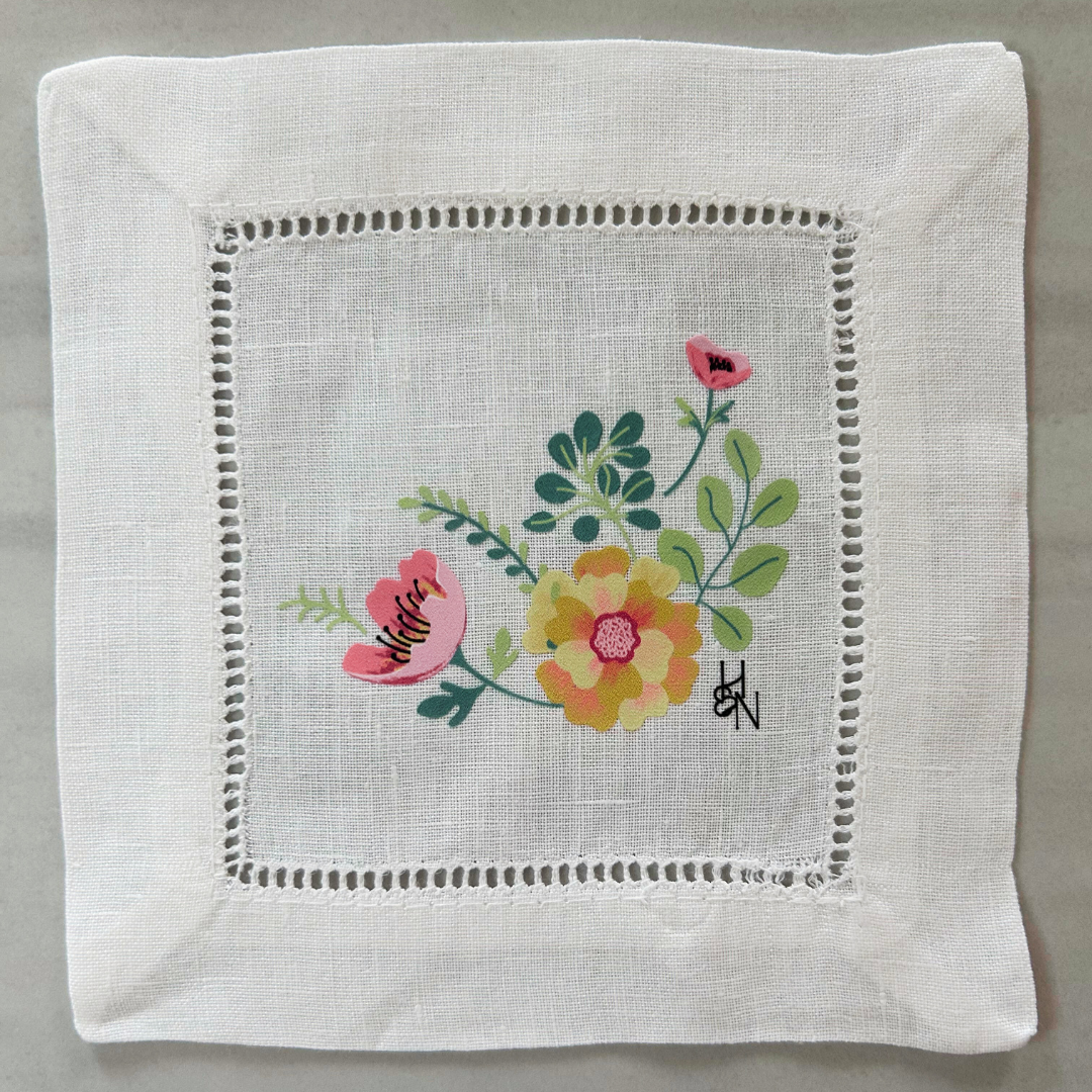 Linen Cocktail Napkins - Lavender